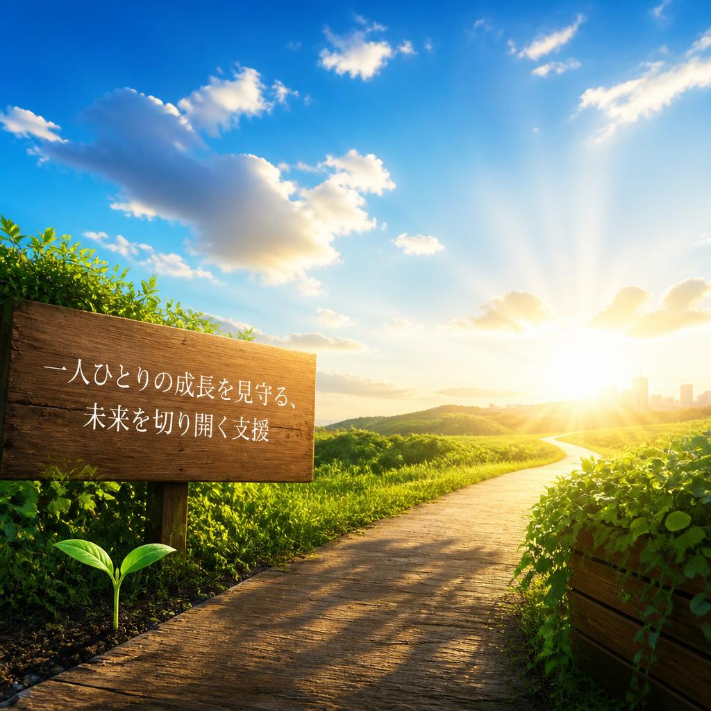 一人ひとりの成長を見守る、未来を切り開く支援