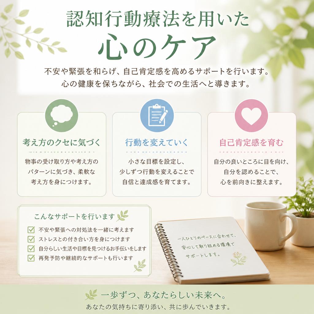 認知行動療法によるメンタルサポート