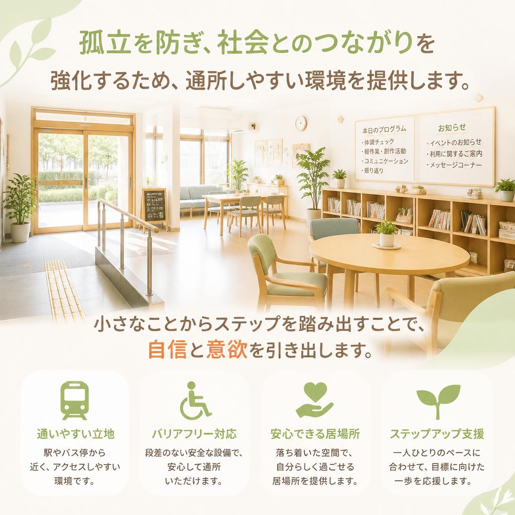 引きこもりからの脱出をサポート