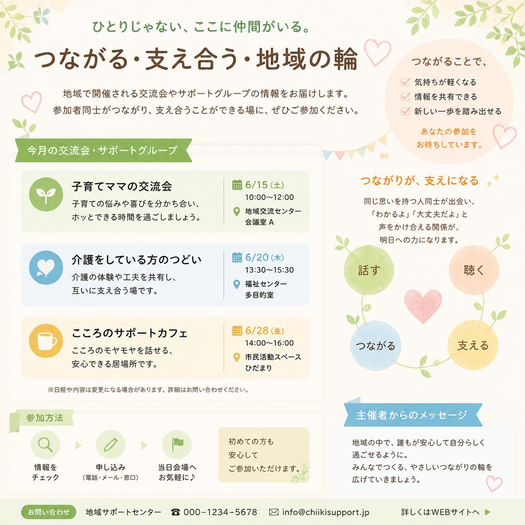 交流会・サポートグループのご紹介